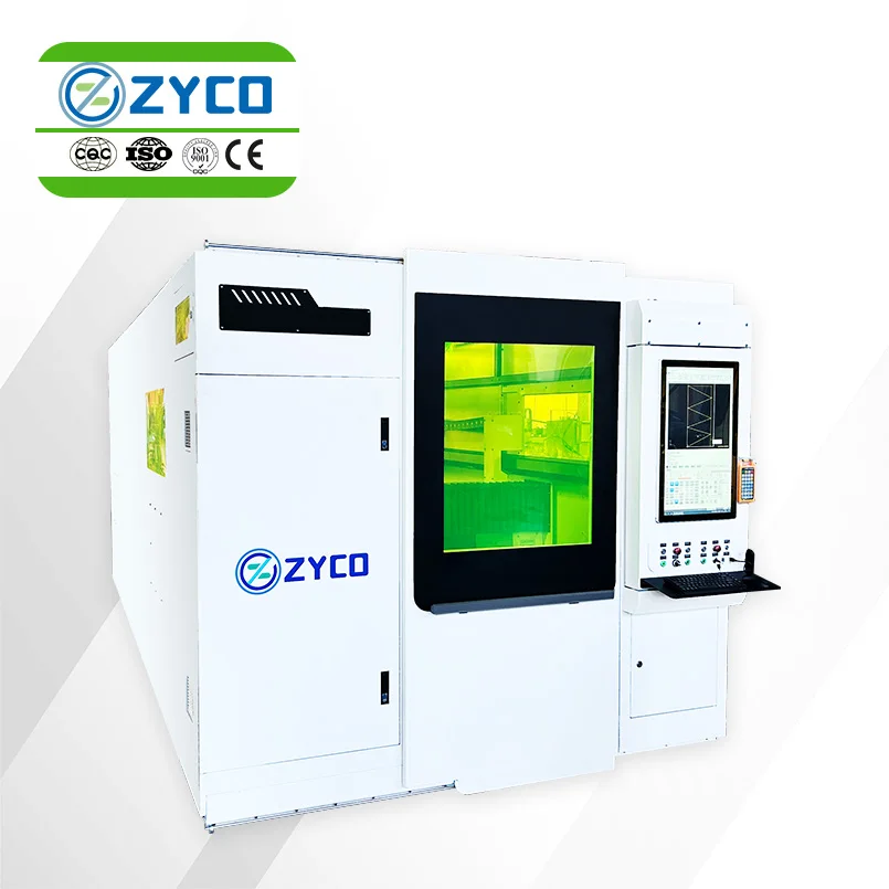 Full enclosure Laser cutting machine 1000-12000w 2000*4000mm Easy to Operate single plate steel cutting