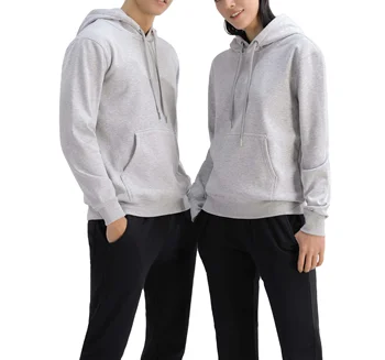 wholesale good quality custom men's oversized pull over 280gsm terry cotton hoodies sweatshirts