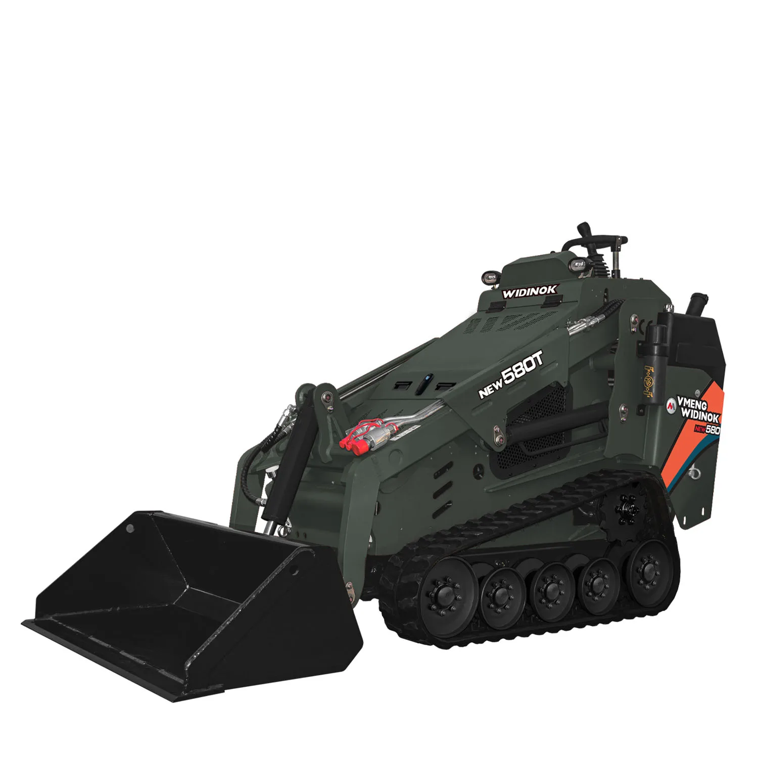 Usa Widinok 580t New Mini Skid Steer Mini Digger Loaders Fits Dingo ...