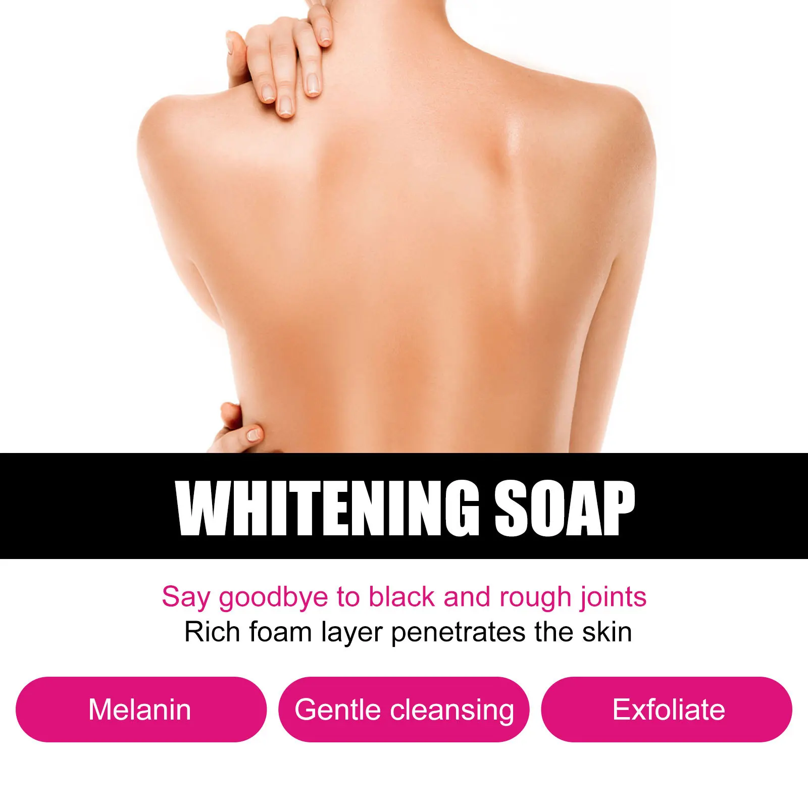 Wholesale EELHOE Dark Spot Remover Body Whitening Soap for Sensitive Area Skin Lightening Brightening Soap