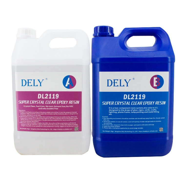 Cheap Crystal Clear Epoxy Resin Kit Non Toxic No Smell Epoxy Resin Kit