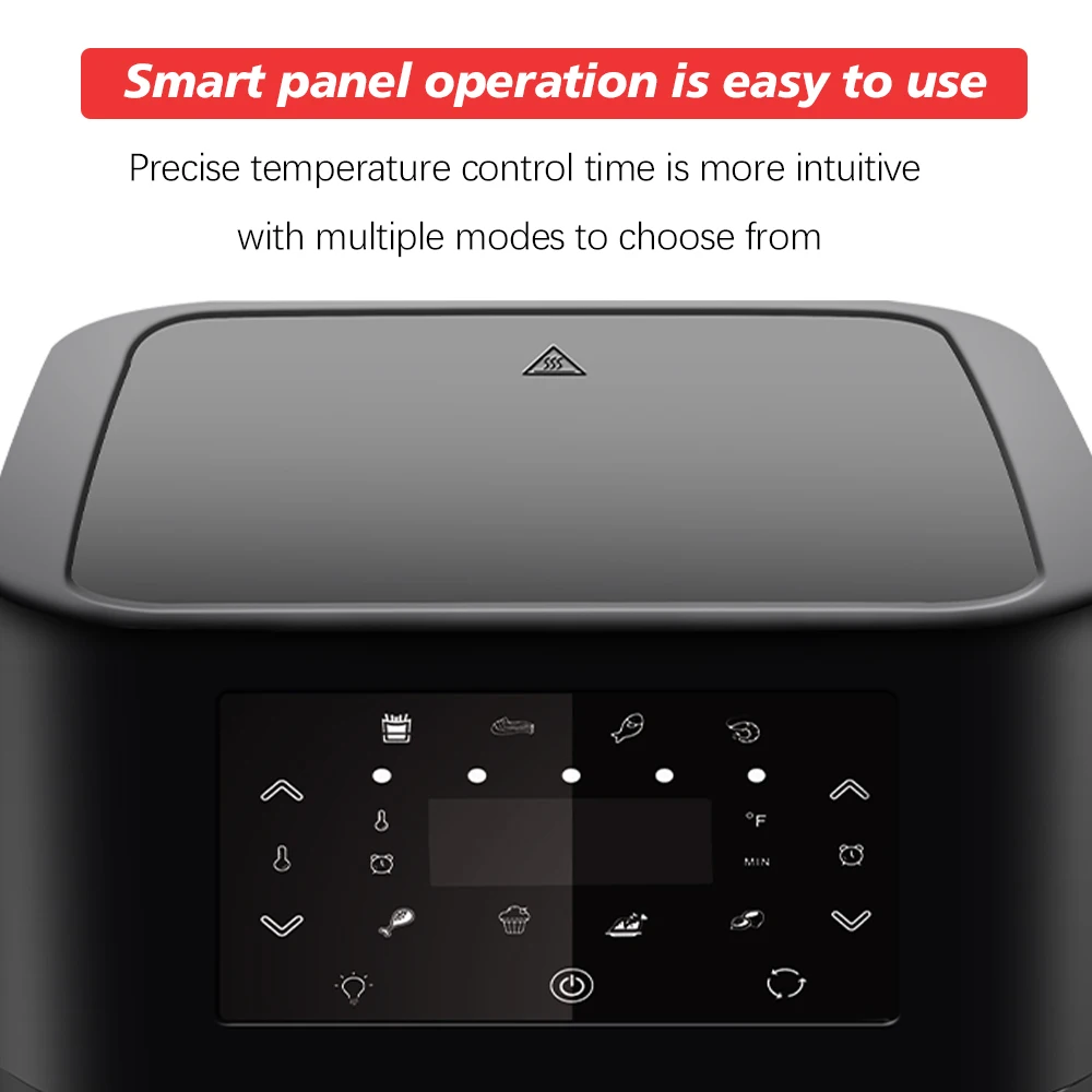 Multifunction Large Capacity 12L Touch Screen Smart Air Fryer Electric Without Oil Free Deep Digital Air Fryer