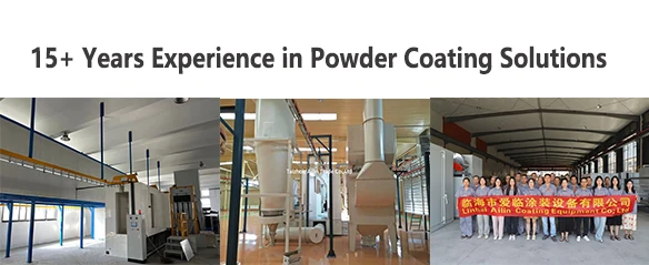 Ailin Electrostatic Automatic Powder Coating Line for Spray Paint with ...