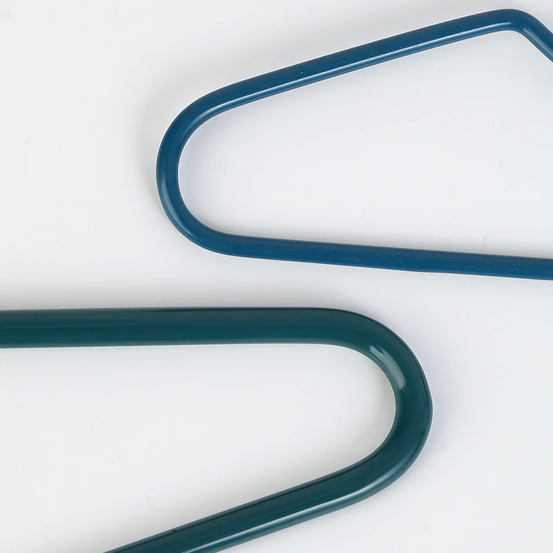 Best Selling Pvc Coating Open End Metal Pants Hangers Z Shape Trousers Hanger Pants Metallic Jeans  Hangers for Pants