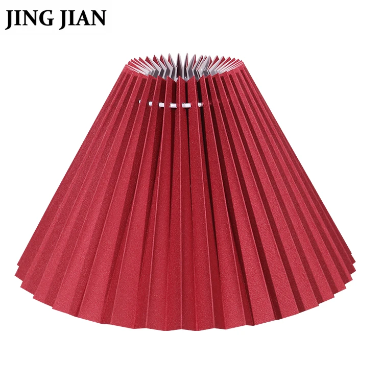 2025 новая светодиодная настольная лампа Настольный светильник современного дизайна с двусторонней бумажной плиссированной тканевой абажур