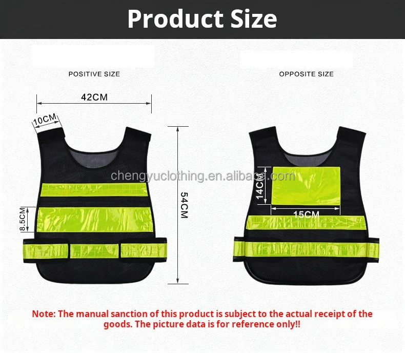 Reflective Traffic Safety Vest Fishing Road Safety Workwear Mesh Breathable Sports Competition Vest