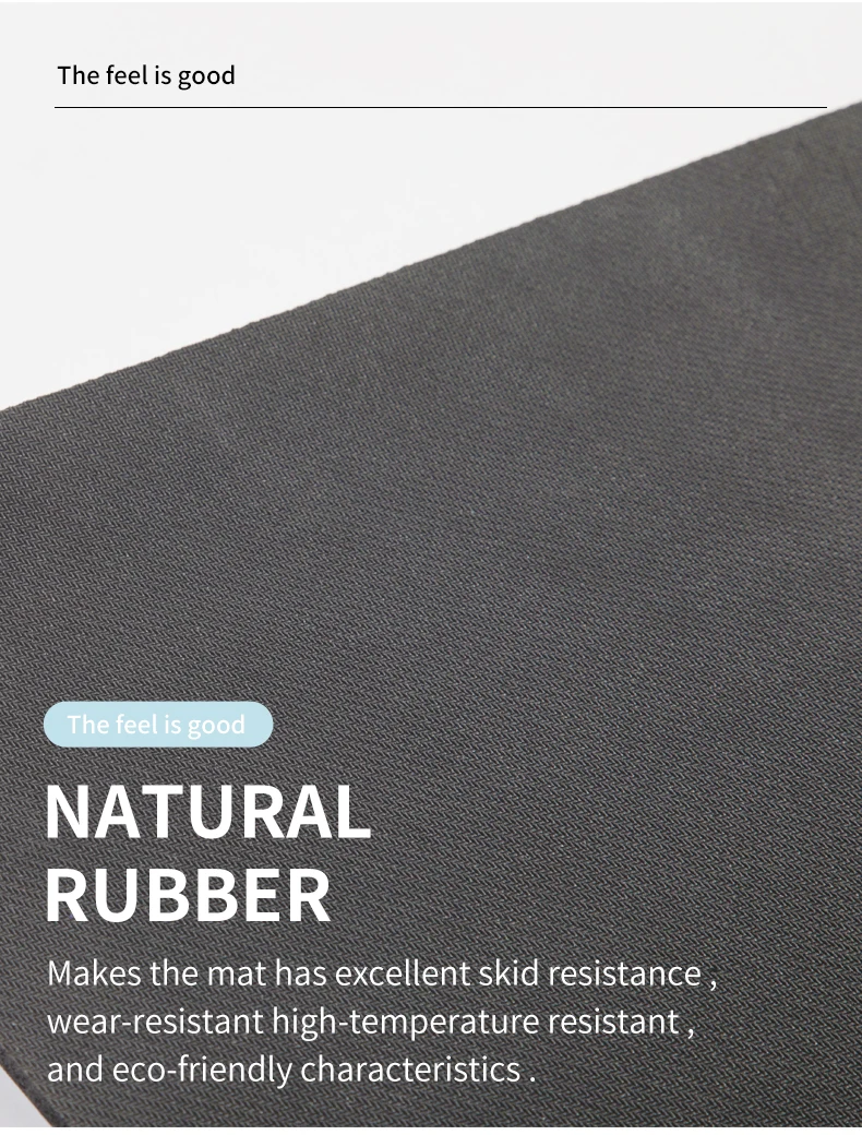 High Density Recycle Microfiber Print Suede Natural Rubber Yoga Mat