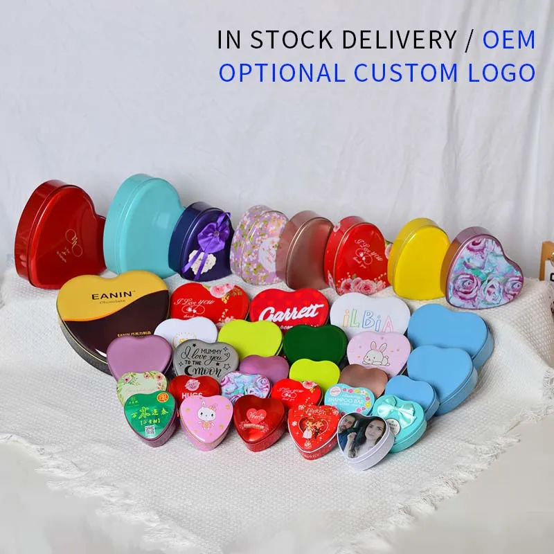 High Quality Rectangular Shape Tin Container Packaging Storage Metal Tins Box With Different Mix Color