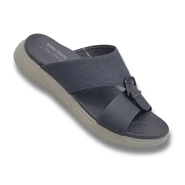 Hot Sale Customized Arabian Slippers Dubai Sandals Luxury Shoes Odm Handmade High Quality Pu Leather Arabian Men's Sandals
