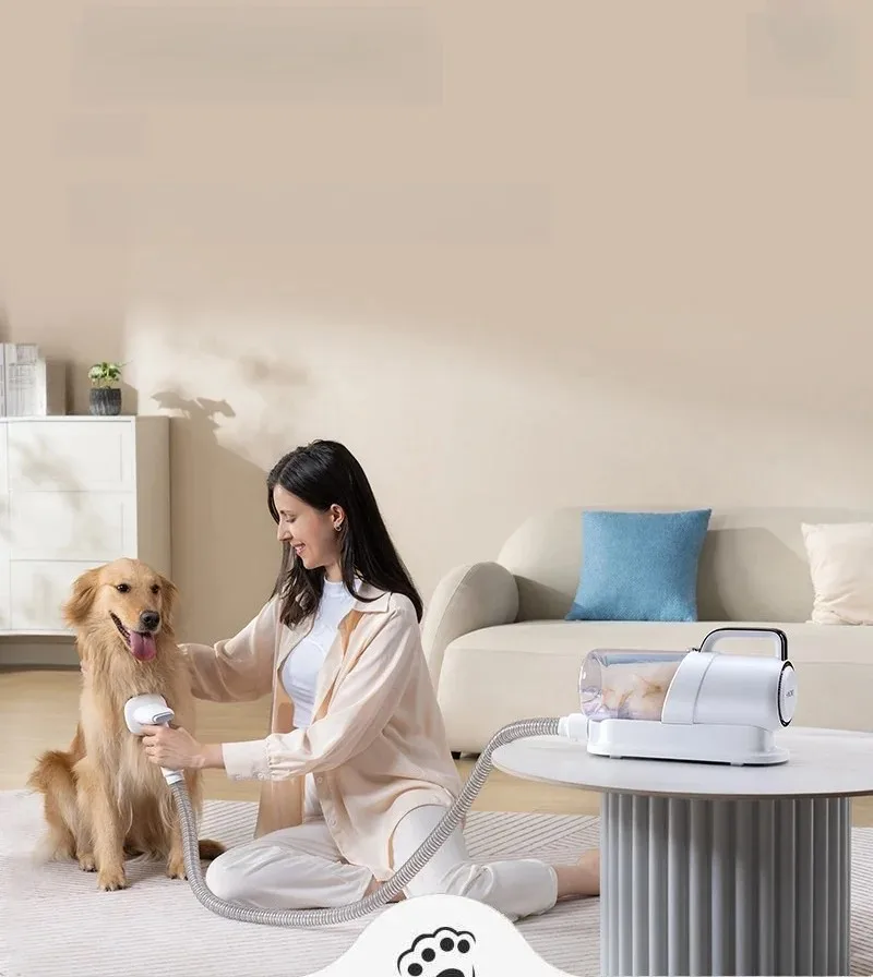 All In One Powerful Electric Pet Grooming Set Cat Dog Hair Fur Remover Vacuum Cleaner With