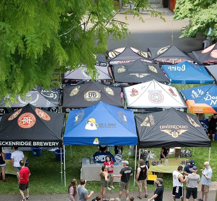Custom Logo Advertising Fold Pop up Marquee Heavy Duty Gazebo Frame Tent 3X3 3X6 10X10 Outdoor Trade Show Canopy Tents for Event