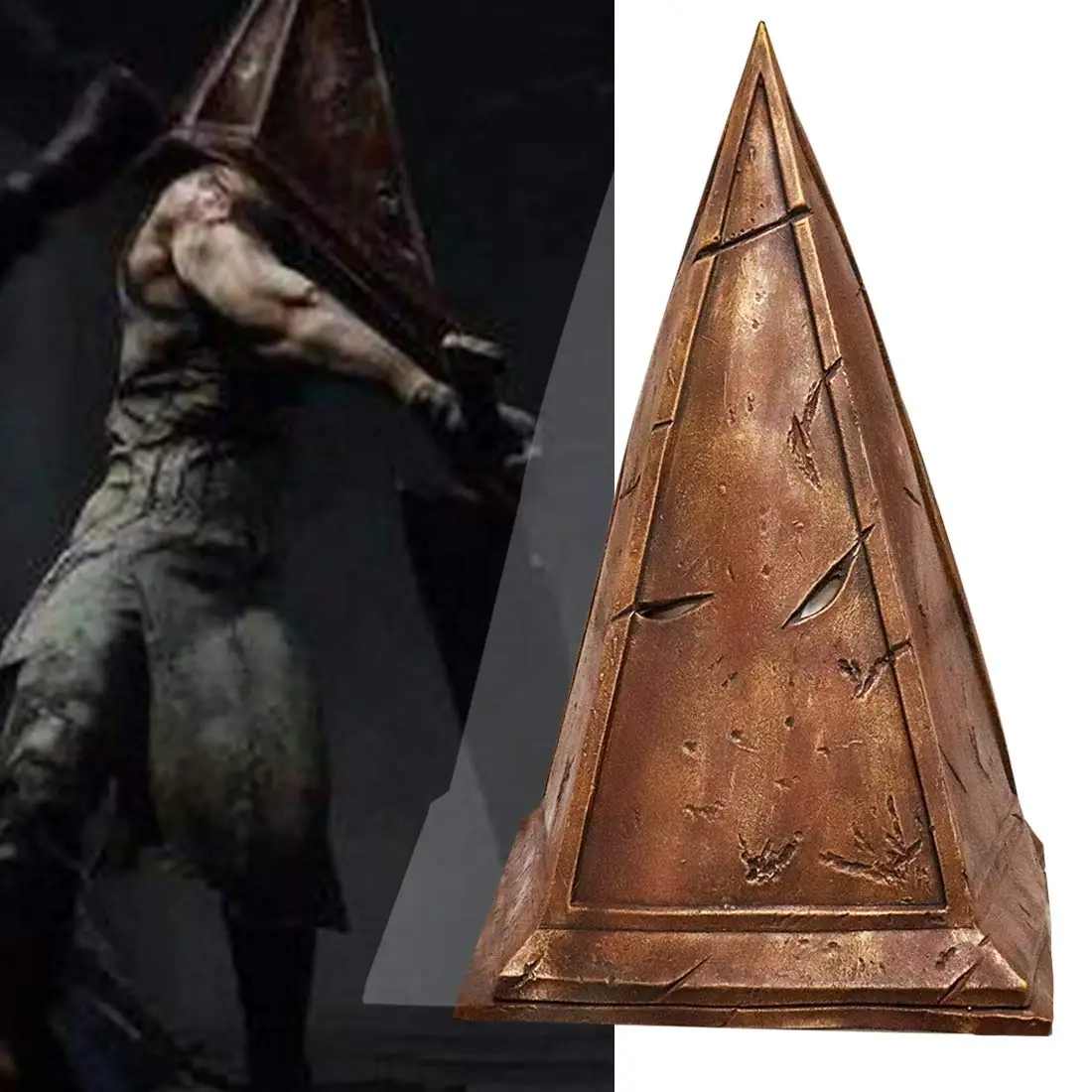 RED PYRAMID HEAD SILENT HILL ADULT SIZE COSPLAY HALLOWEEN MASK