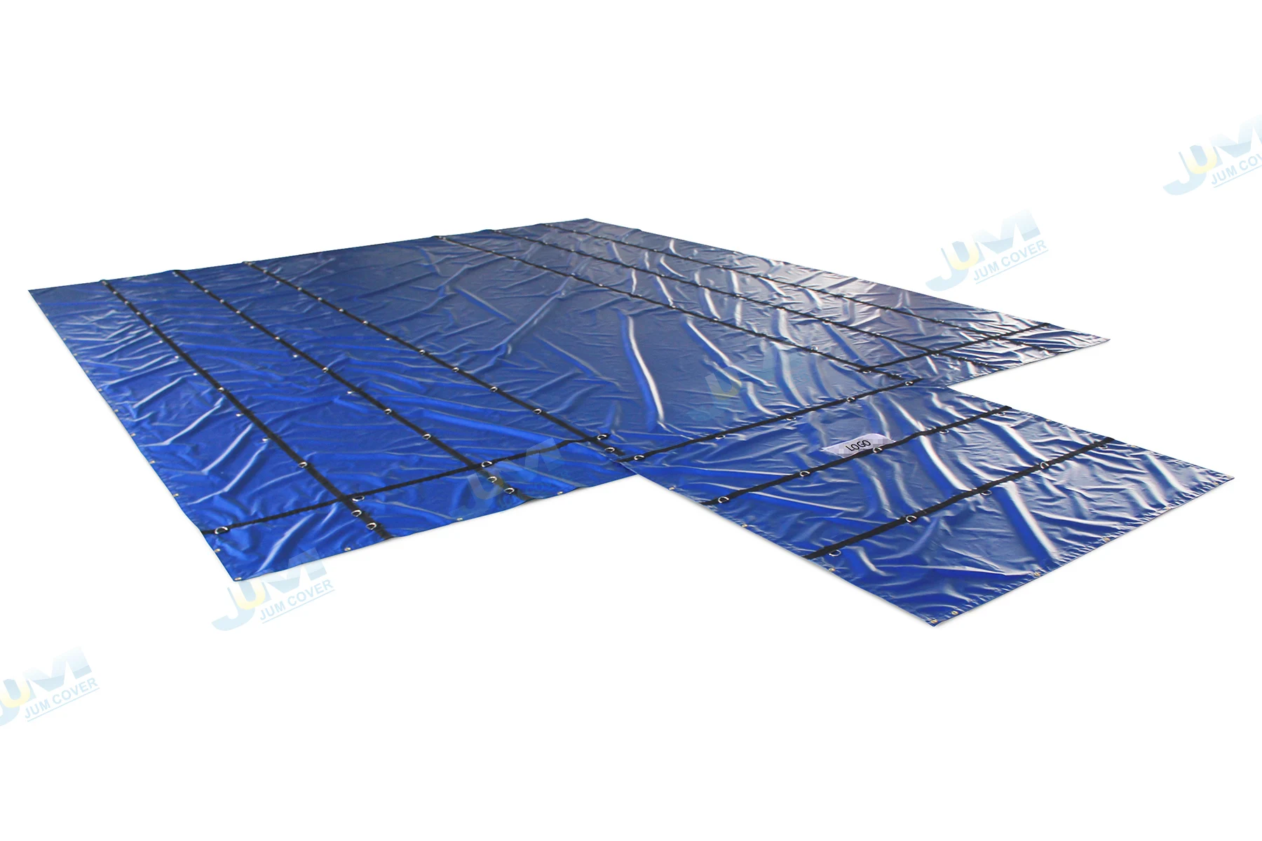 Заказной размер 18oz виниловое покрытие из полиэстера для грузовика с брезентом для бортового прицепа