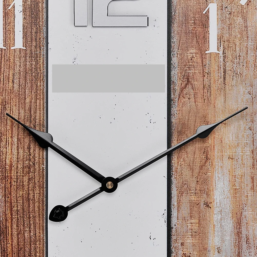 New 3d Long Clock Hands Quartz Wall Silent Sweep Clock Movement