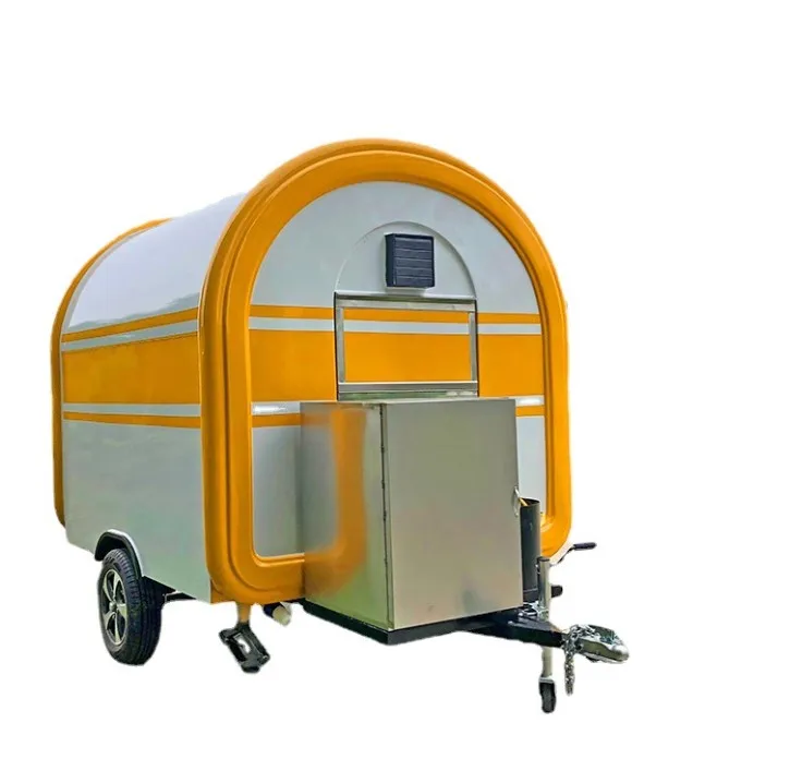 European Ice Cream Truck Barbecue Night Market Stall Breakfast Truck