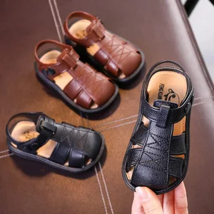 In Stock Wholesale Kids Sandals Boys Summer Beach Boys' 1-4 Year Baby Children's Sandals Anti Slip Toddler Kids Sandals