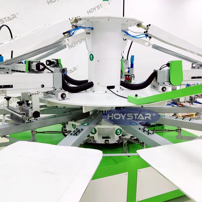 Spider Screen Printing Machine for Sale Pulpo Para Estampado Textil 6 Color Pulpo Pantalla Mquina De Impresin
