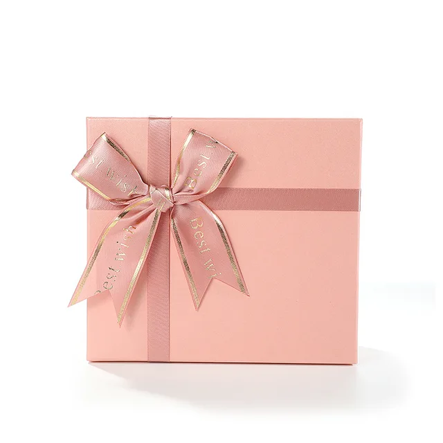 Bow lipstick perfume cosmetics gift packaging box companion gift box