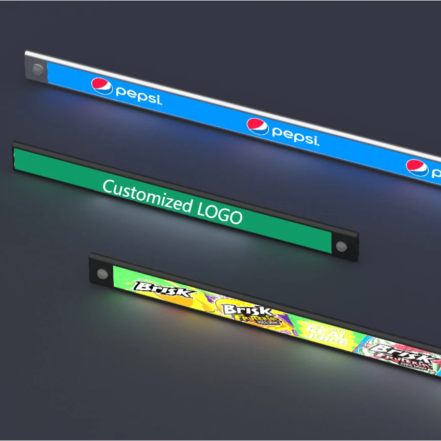 Led Shelf Display Shelf Led Display Custom Price Tag Digital Signage Supermarket Shelf Led