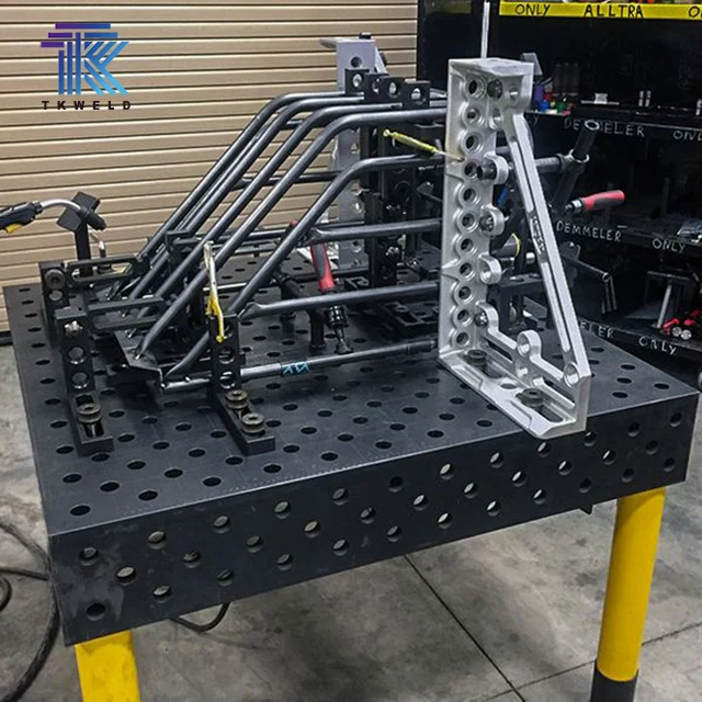 TKweld HT250/Q355 New 3D Flexible Plasma D16/D28 Nitriding Welding Table CE Certified for Soldering Stations