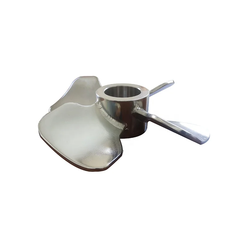High Solidity Hydrofoil Propeller Impeller Agitator Broad Blade Homogenizer for Efficient Mixing of Chemicals & Plastics
