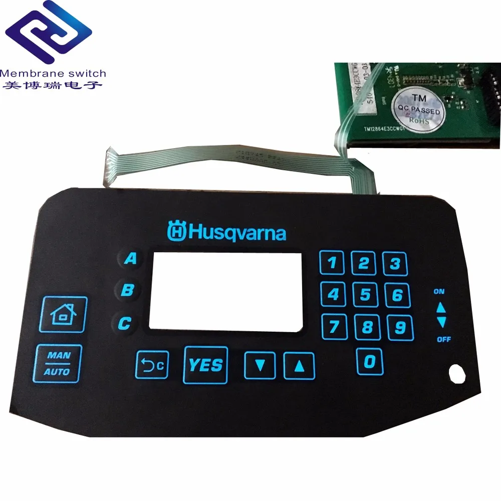 Customized LGF Backlight Membrane Switches graphic overlay