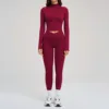2539 jacket 2030-1 pants-cherry red