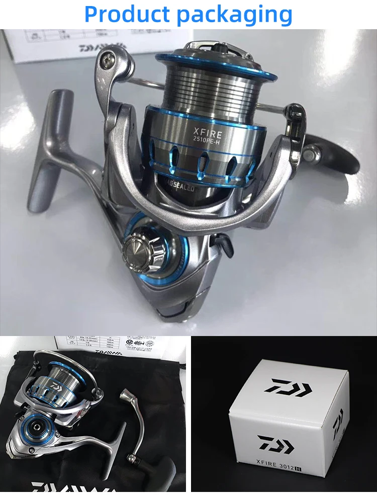 Promotional 17 Daiwa Xfire Spinning Wheel Fishing Reel For Seawater Or  Fresh Water| Alibaba.com