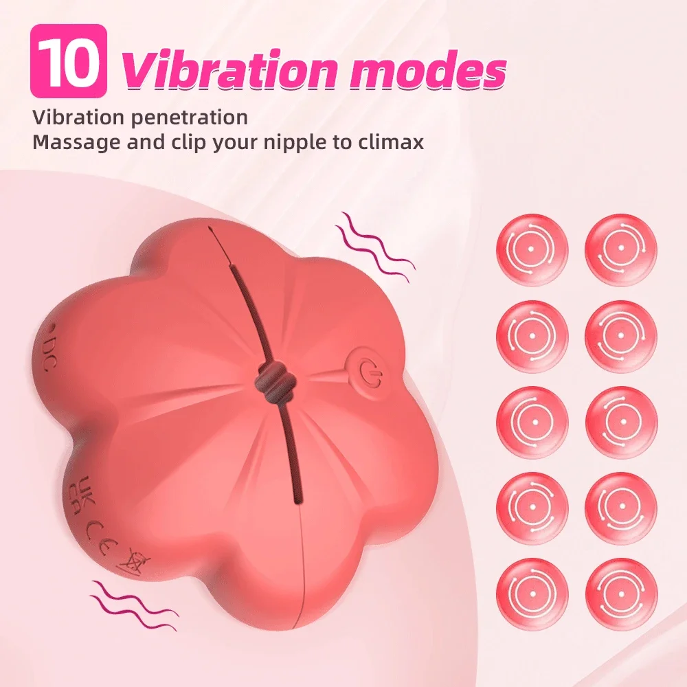Nipple Sex Toys Remote Control Nipple Vibrator Lightweight Wearable  Vibrating Nipple Clamps Bdsm Couples & Women Sex Toy