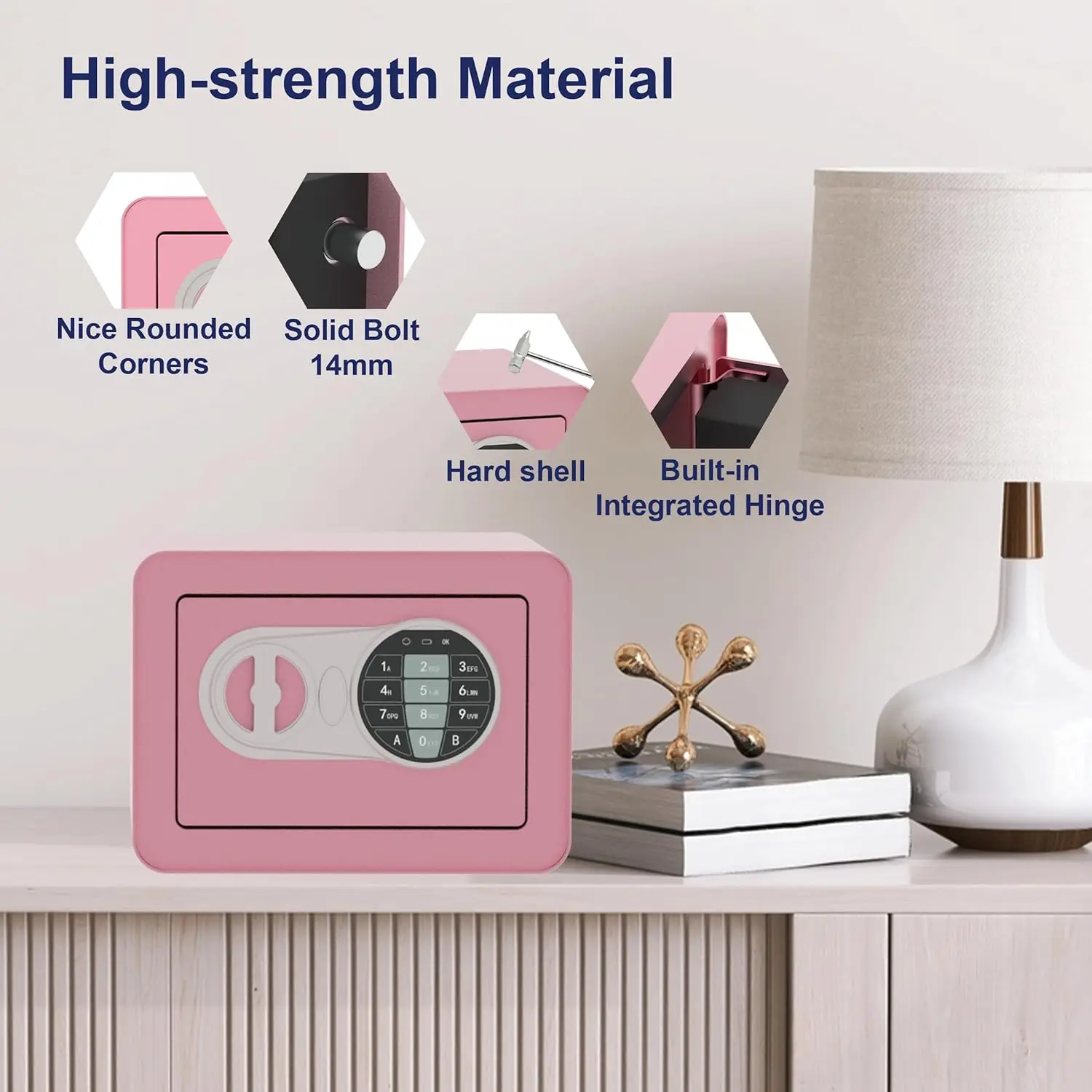 CEQSAFE Metal Hotel Mini Safe Box Security Digital Safe Lock Box supplier