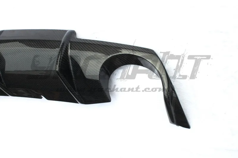 Trade Assurance Carbon Fiber Rear Diffuser Fit for 2008-2012 Sci*rocco R Cup- RA GT24 Style Rear Diffuser Lip