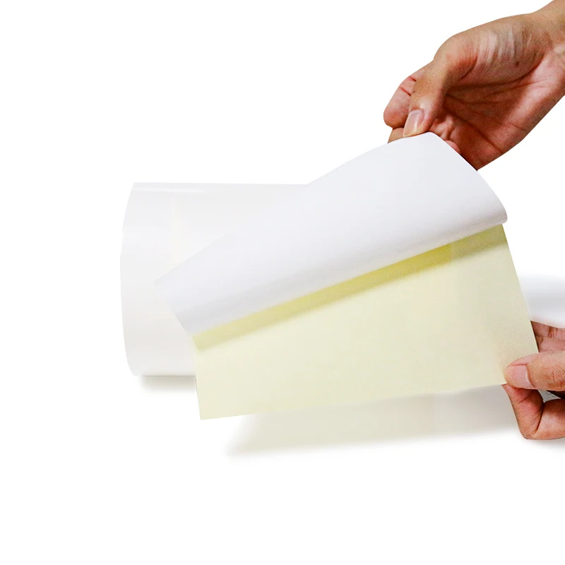 75um 95um TOP Direct Transparent PET Thermal Synthetic PP White Matte Label Film Materials Self Adhesive Label Printing Paper