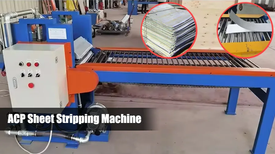 Aluminum Composite Panel Recycling Machine - ACP Sheet Stripper for ...