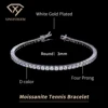 White Gold Plated 3mm