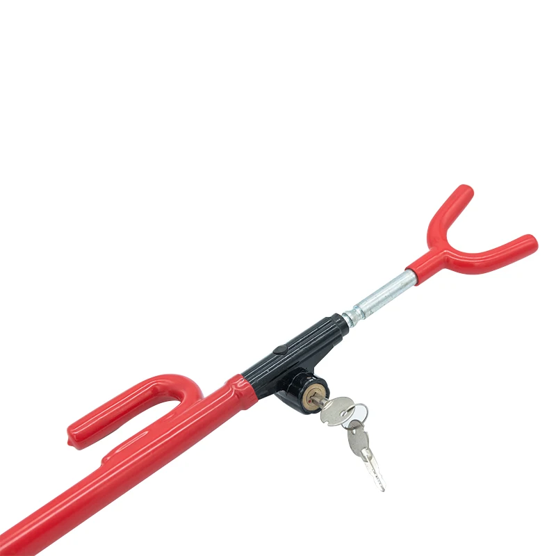 2 ключа, стальной замок рулевого колеса, Лучший замок рулевого колеса автомобиля