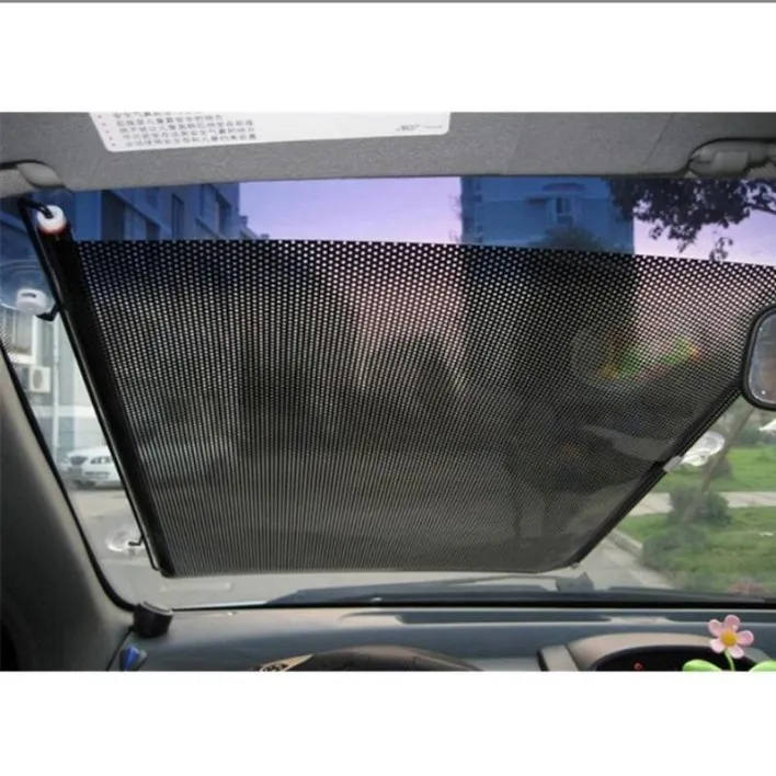 Retractable Foldable Car Side Windows Sunshade Fabric Car  Windshield Sun Shade Solar Panel Camping Car Sun Shade  Solar Panel