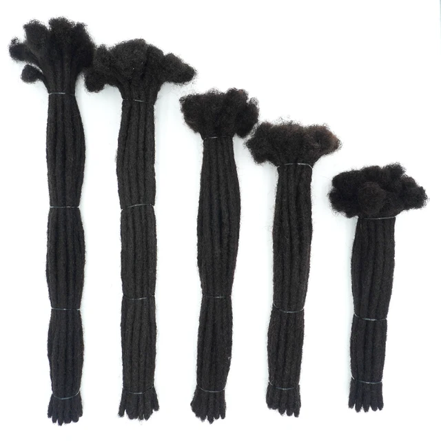 KAMA Wholesale Brazilian Remy Hair Tape Hair Dreadlock Extensions Crochet Locs for Men and Women