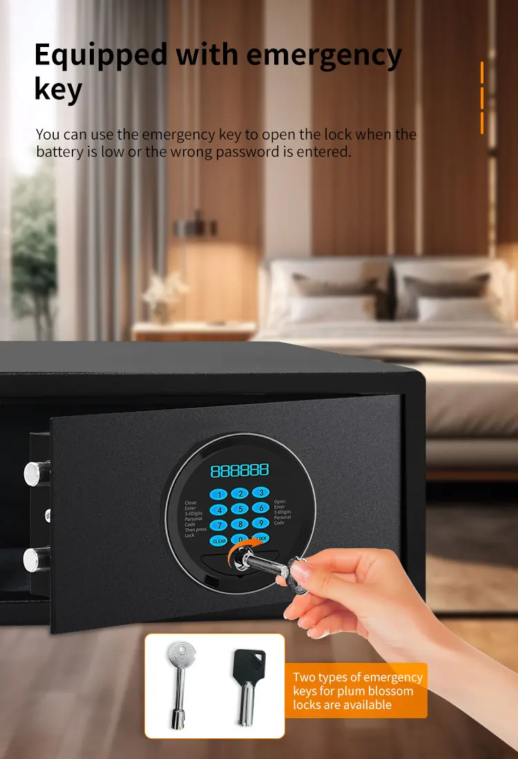 CEQSAFE Safety Box Safe Security Hotel Safe Money Cash Security Lock Box manufacture