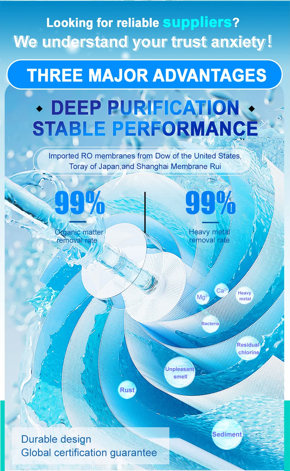 Compact Salt Drinking Water Factory RO Plant Desalination Equipment Groundwater Well Reverse Osmosis Machinery manufacture