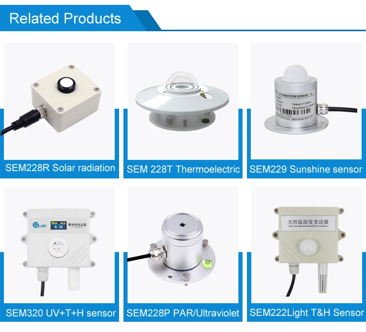 Total Solar Radiation Sensor 0-5V Output Radiation