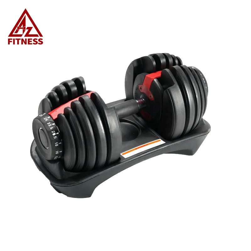 24 кг индивидуальный логотип OEM Китай 552 оборудование для упражнений силовой Железный набор фитнеса свободный вес 52 5 фунтов автоматическая регулируемая гантели