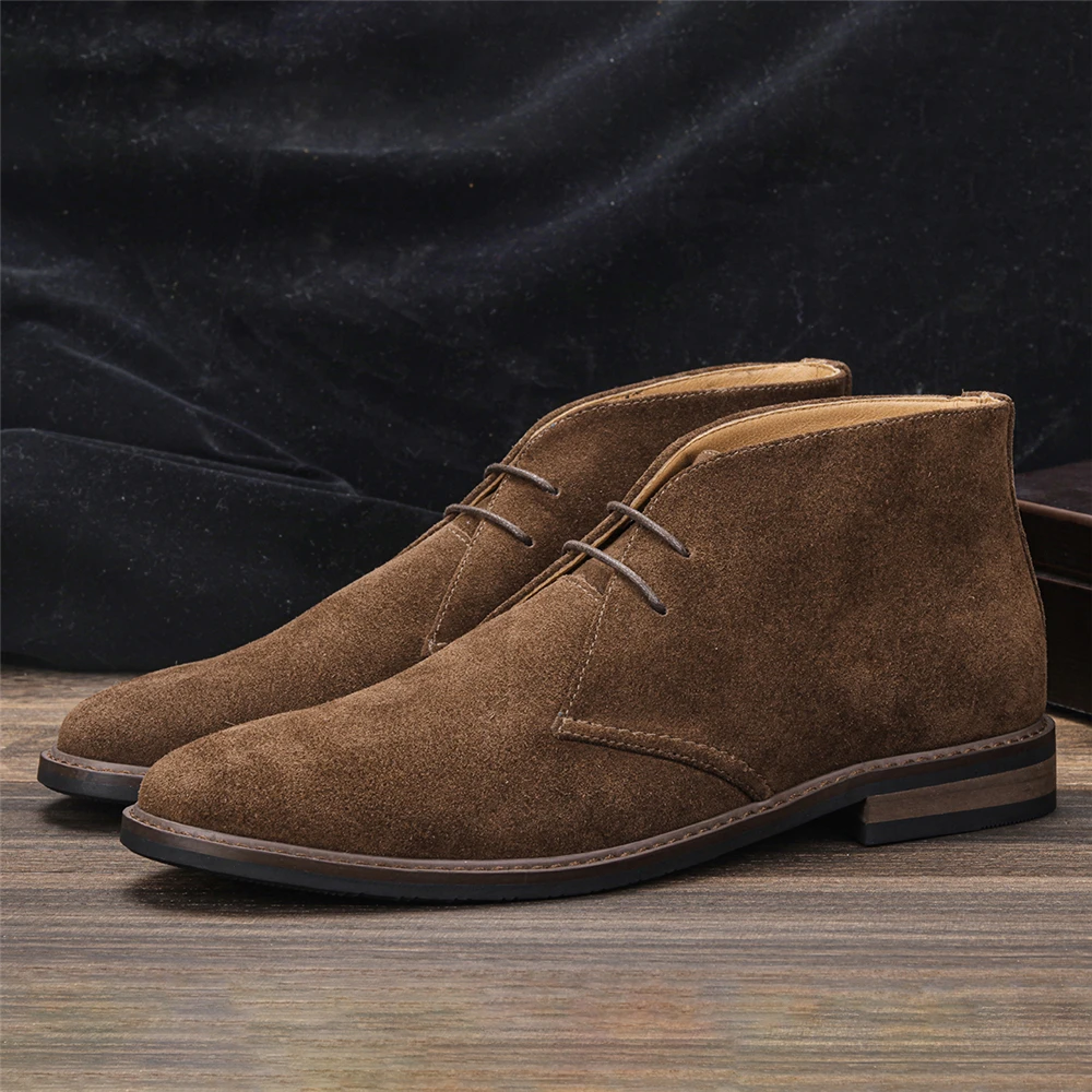 High Quality Formal Dress Ankle Shoes Stivali Chukka Chelsea Boots Men ...