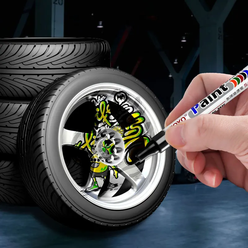 Waterproof Car Tyre Tire Tread Tire Paint Pen Marker DIY Art