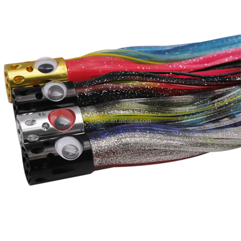 10inch Metal Jet Head Saltwater Fishing Lures Marlin Teaser With