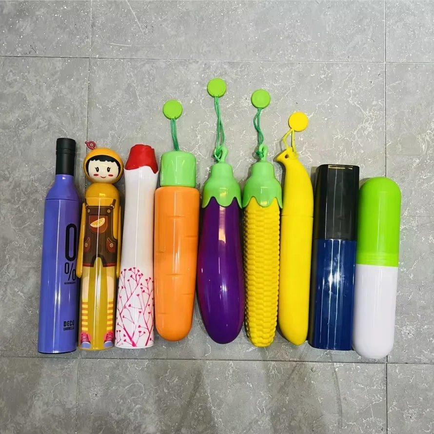 LS Promotional Cheap Umbrella Customized Deco Wine Bottle Umbrella