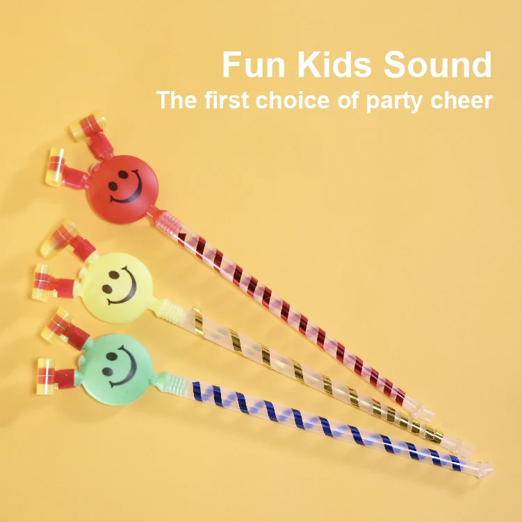 Большой свисток со смайликом дракона детская игрушка длинный гудок