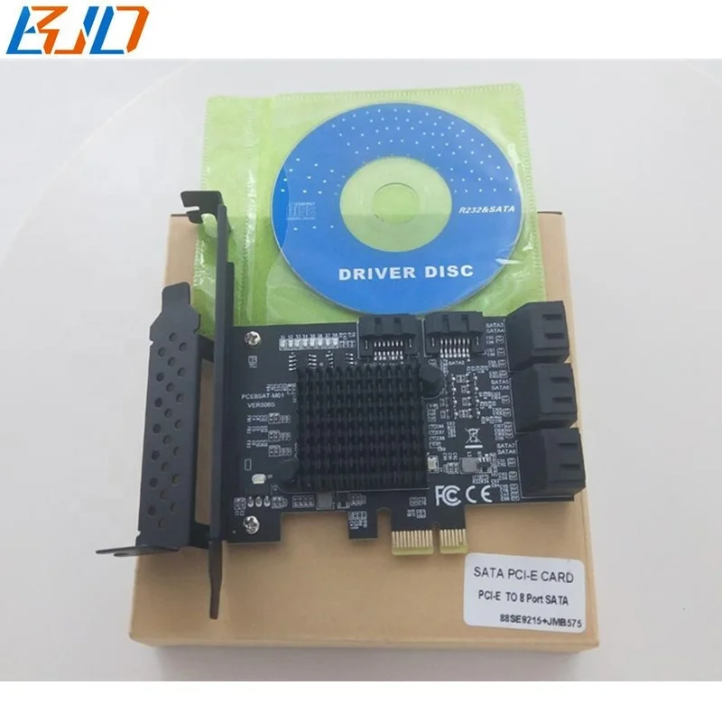 Tarjeta de expansión PCIe 2,0x1 a 2 SATA3.0 6gbps PCI E SATA III