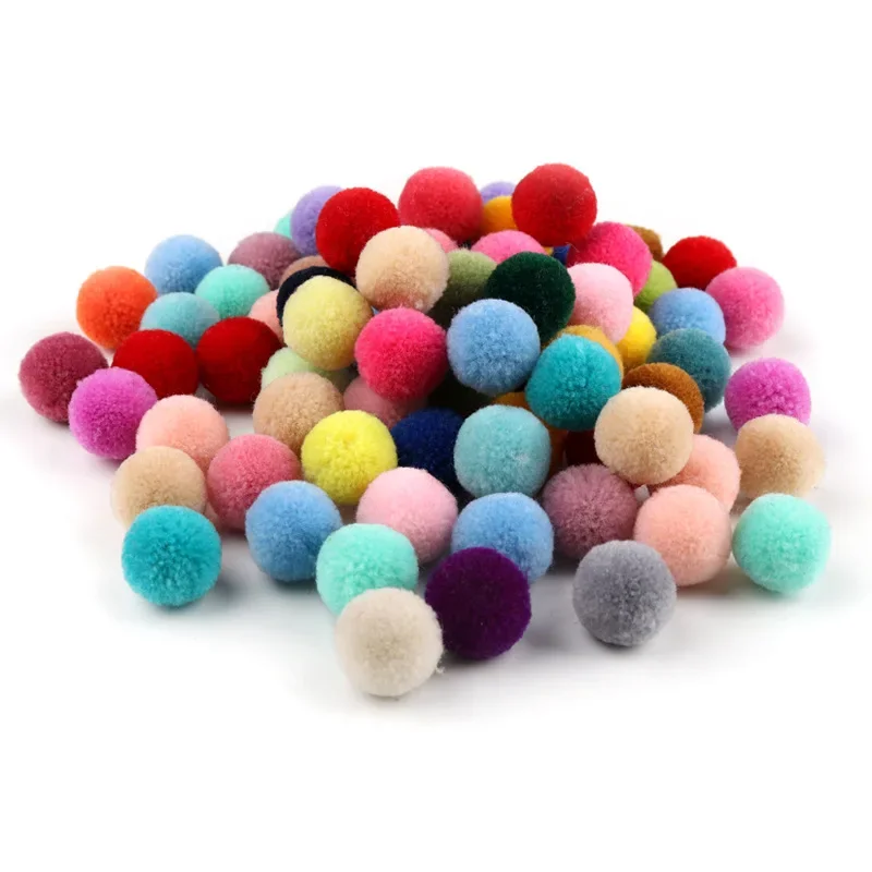 1.5cm Pompons Diy Accessories Parent-child Handmade Toy Hair Ball - Buy ...