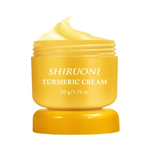 OEM Turmeric Cream Repair Benefits Even Skin Centella Asiatica Vitamin E Cream Moisturizing Repair Balances Face Cream