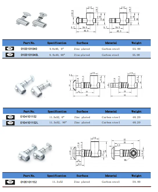 90 Degree Aluminum Profile Fastener Carbon Steel Connector Bracket With